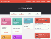 Tablet Screenshot of alcohol-stuff.co.uk